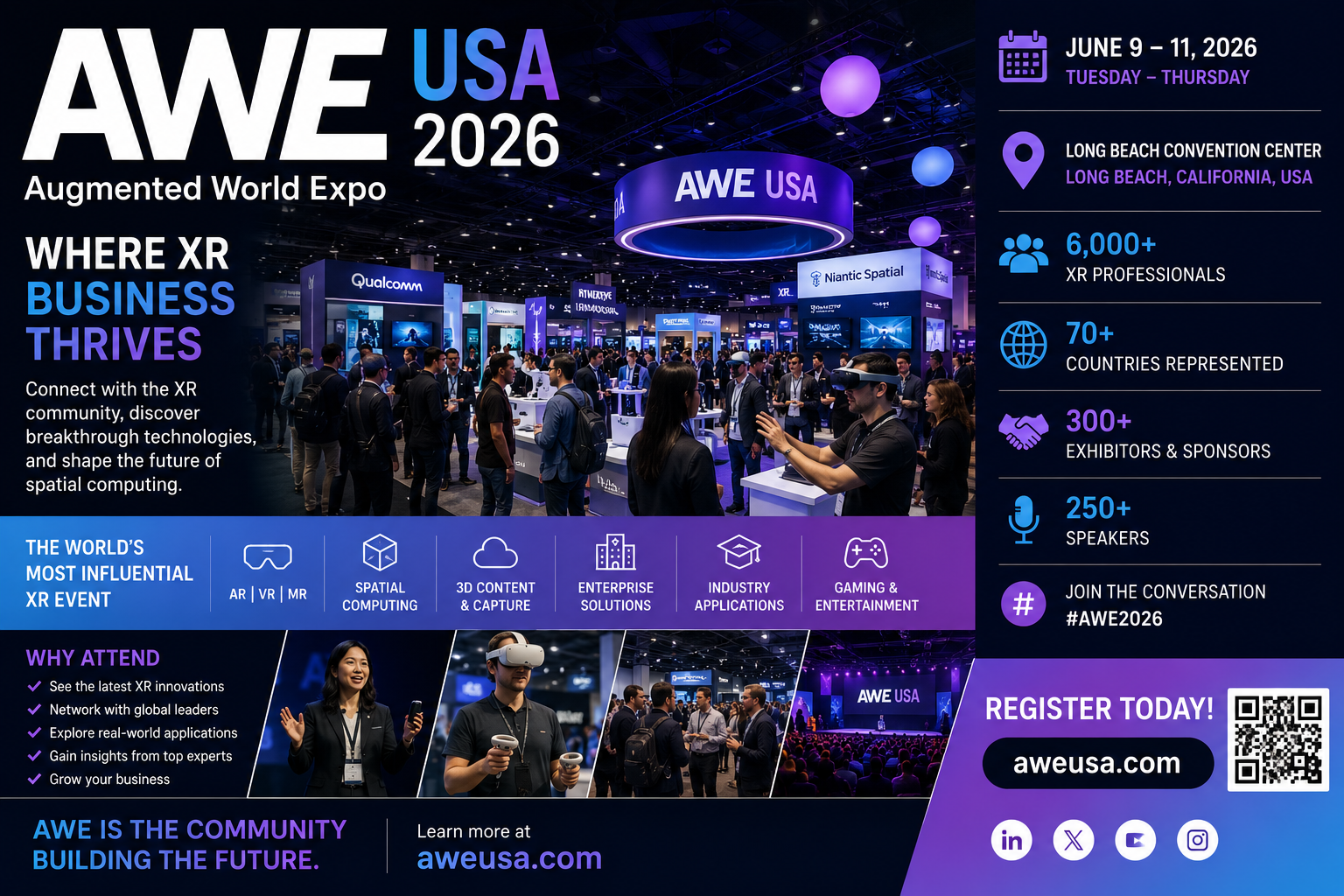 AWE USA 2026 Attendee & Exhibitor Email List