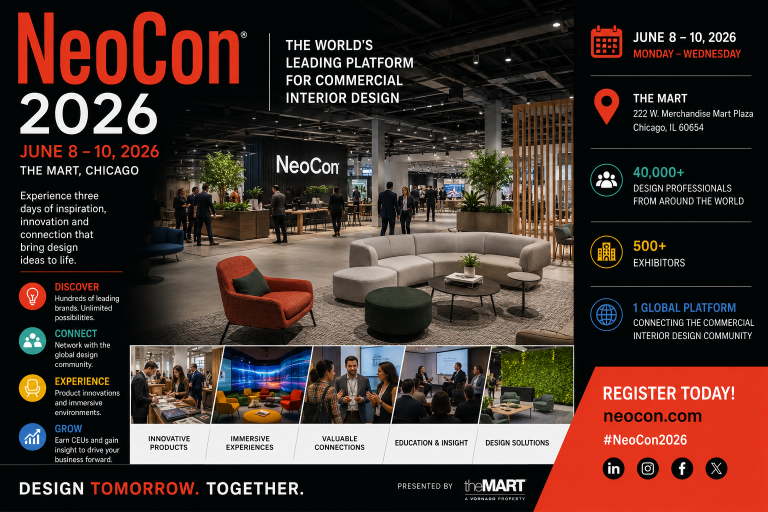 NeoCon 2026 Attendee & Exhibitor Email List
