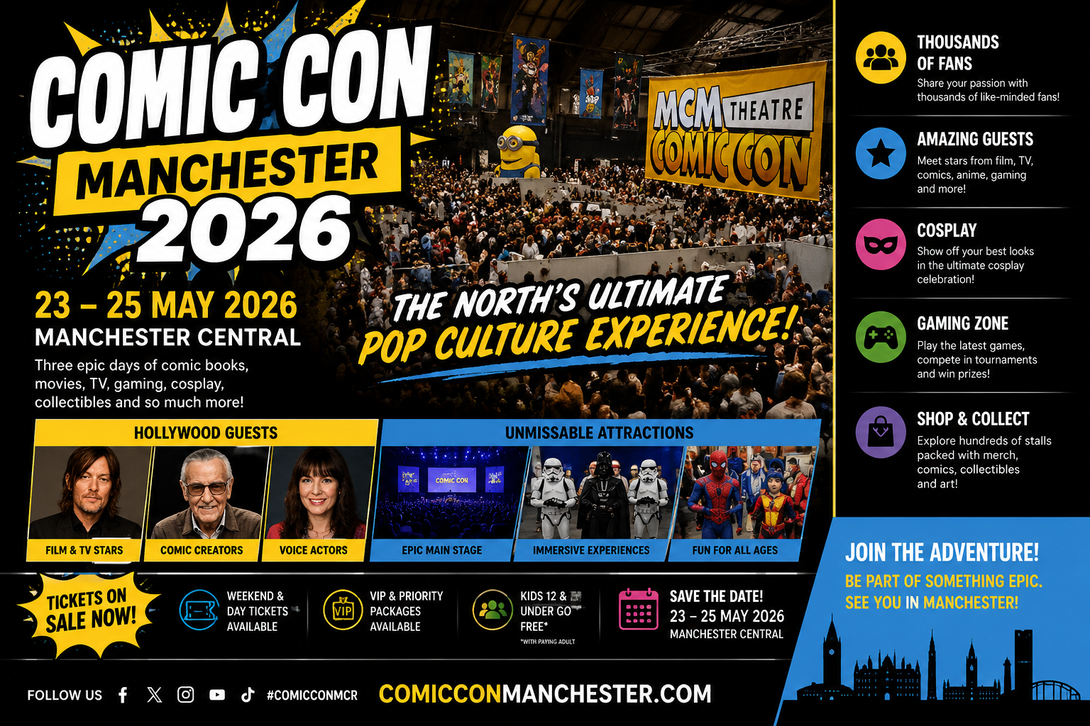 Comic Con Manchester Attendees & Exhibitors email List