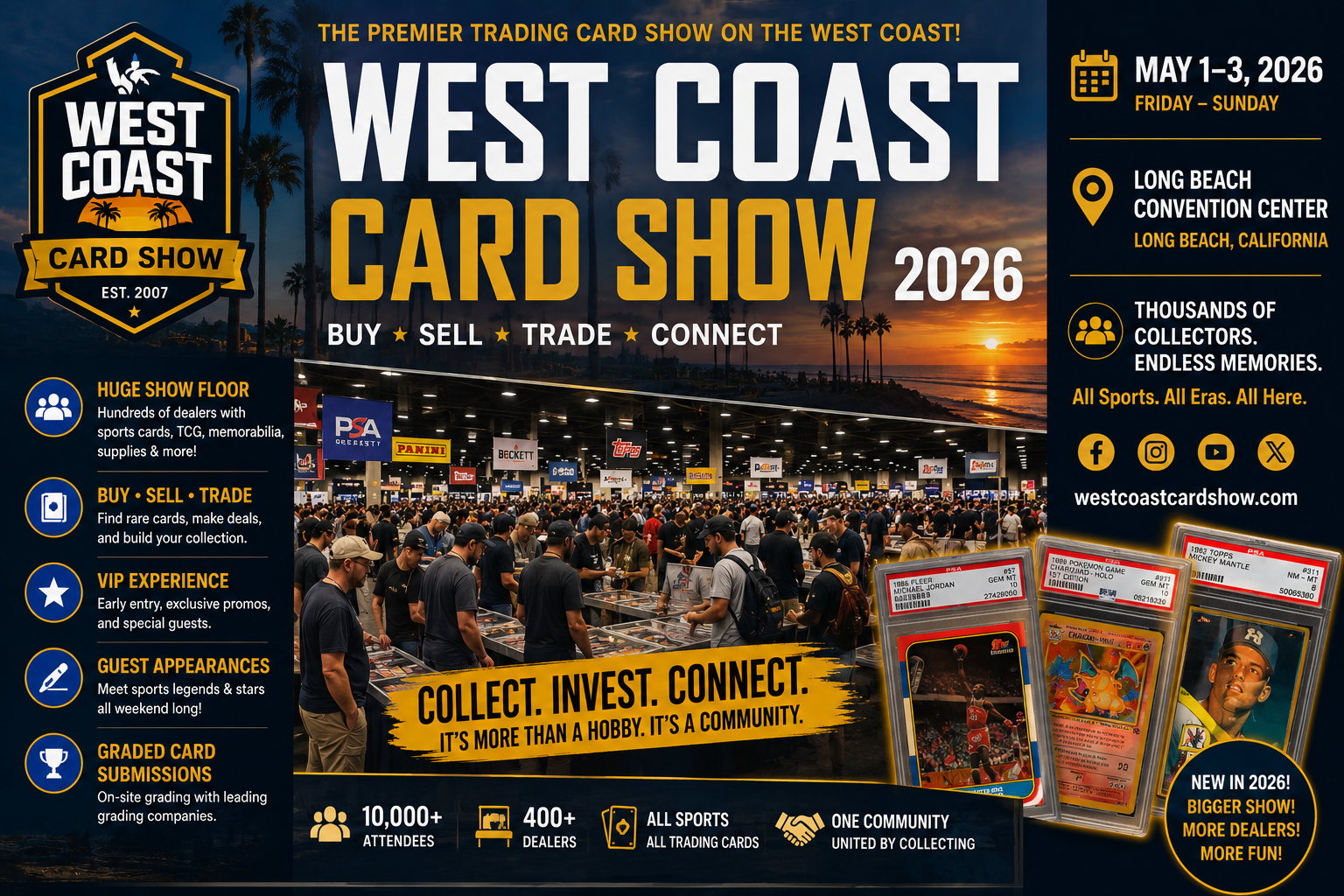 West Coast Card Show 2026 Attendees & Exhibitors email List