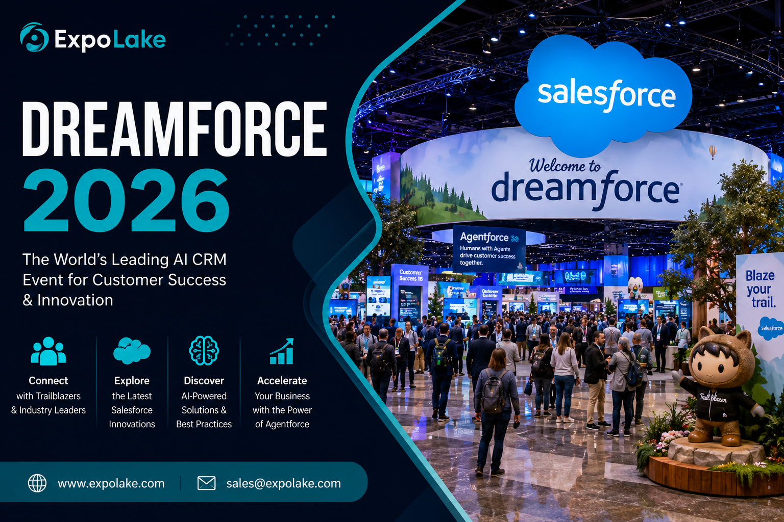Dreamforce 2026 Attendees & Exhibitors Email List
