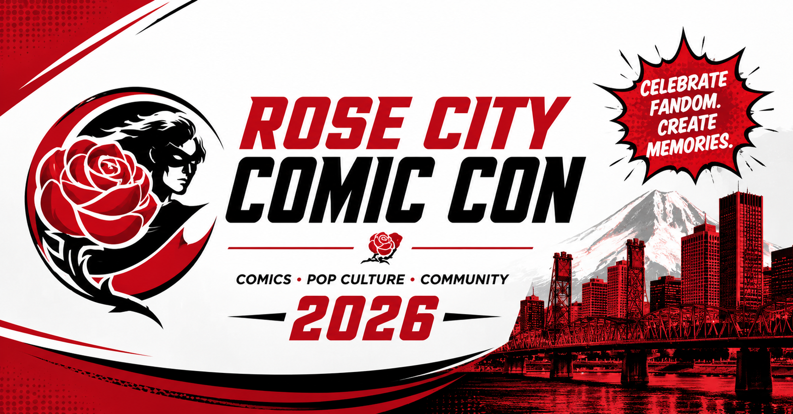 Rose City Comic Con 2026 Attendees & Exhibitors List