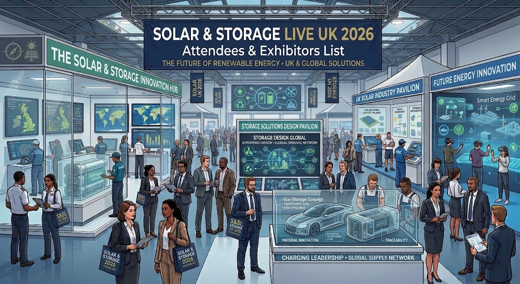 Solar & Storage Live UK 2026 Attendees & Exhibitors List