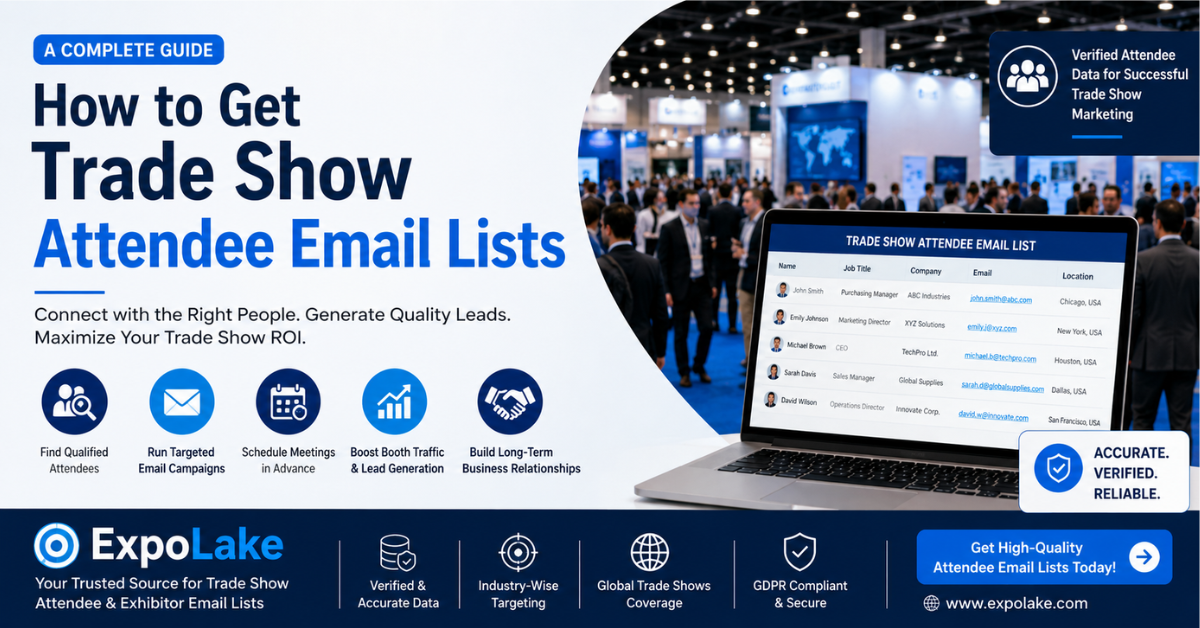 How to Get Trade Show Attendee Email Lists