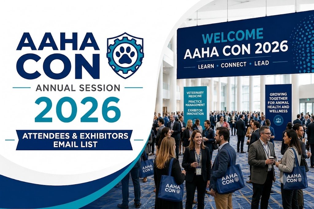 AAHA CON 2026 Attendees & Exhibitors Email List