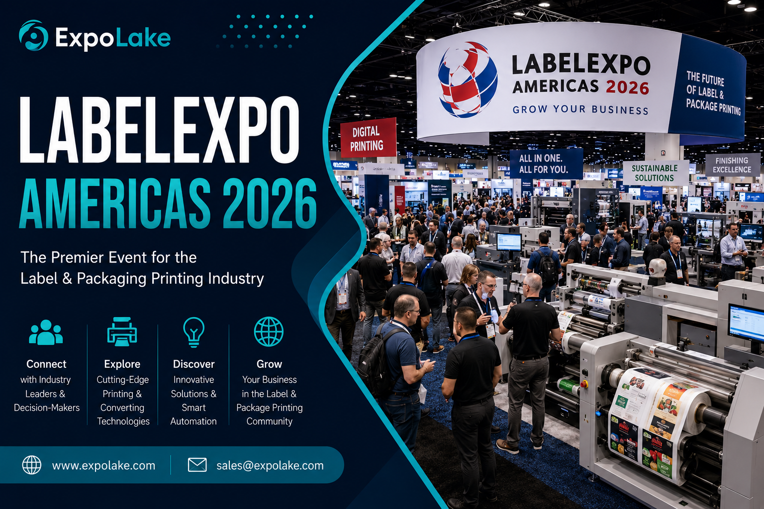 Labelexpo Americas 2026 Attendees & Exhibitors Email List