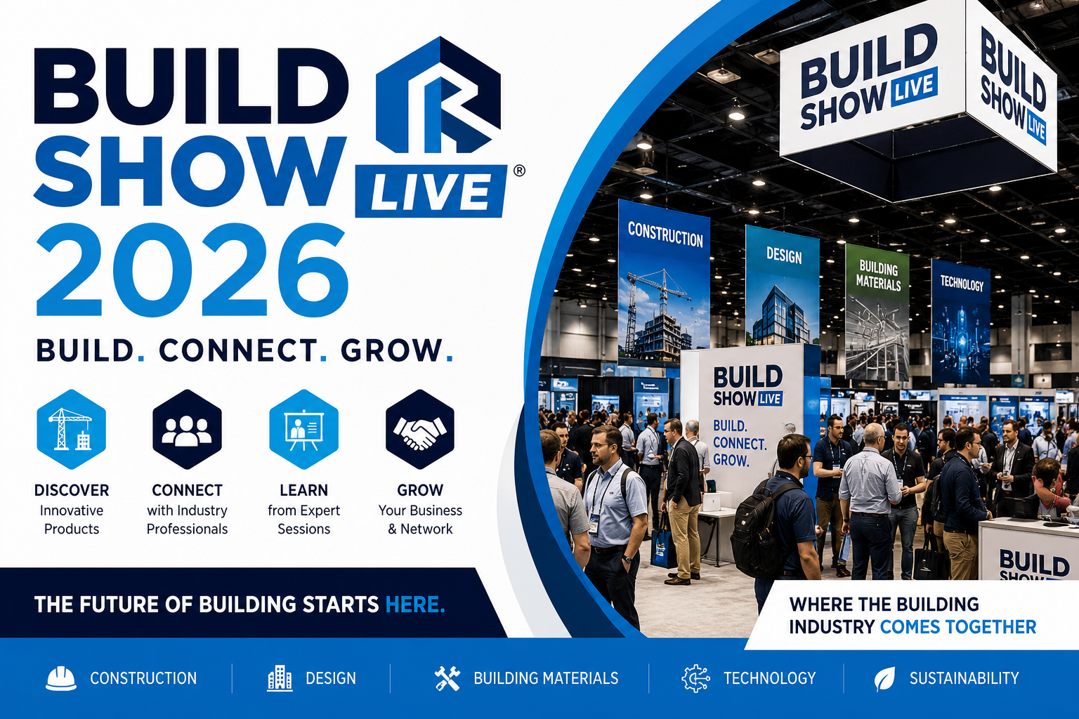 Build Show LIVE 2026 Attendees & Exhibitors List