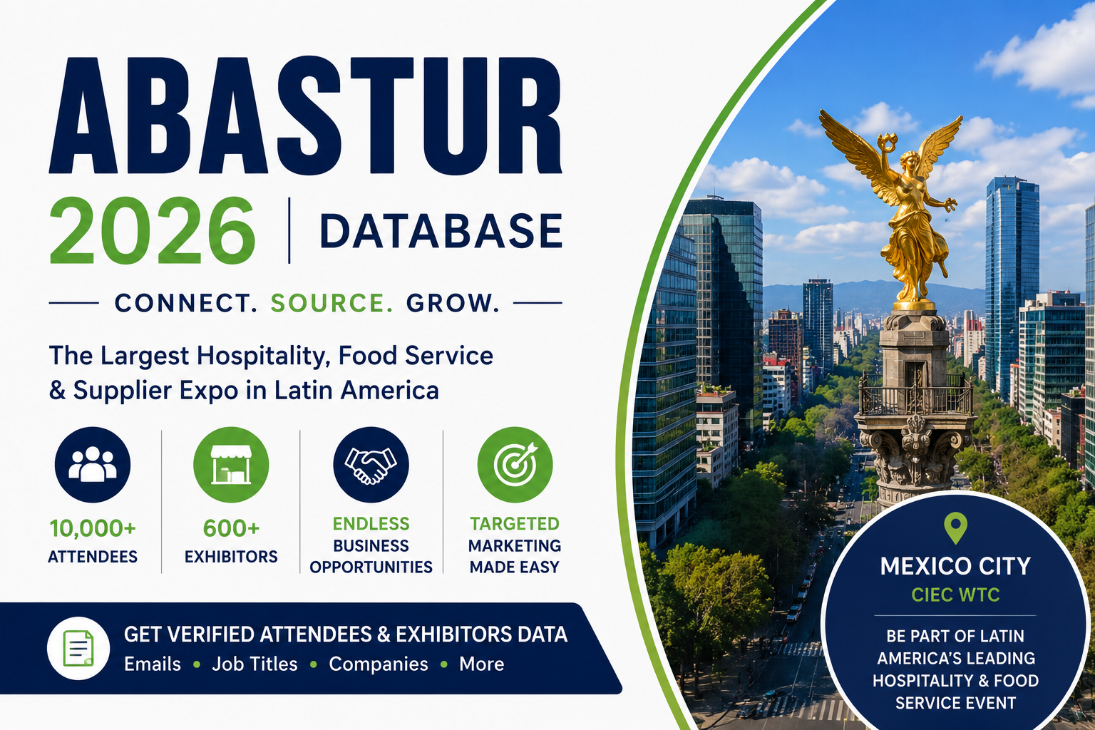 ABASTUR 2026 Attendees & Exhibitors Email List