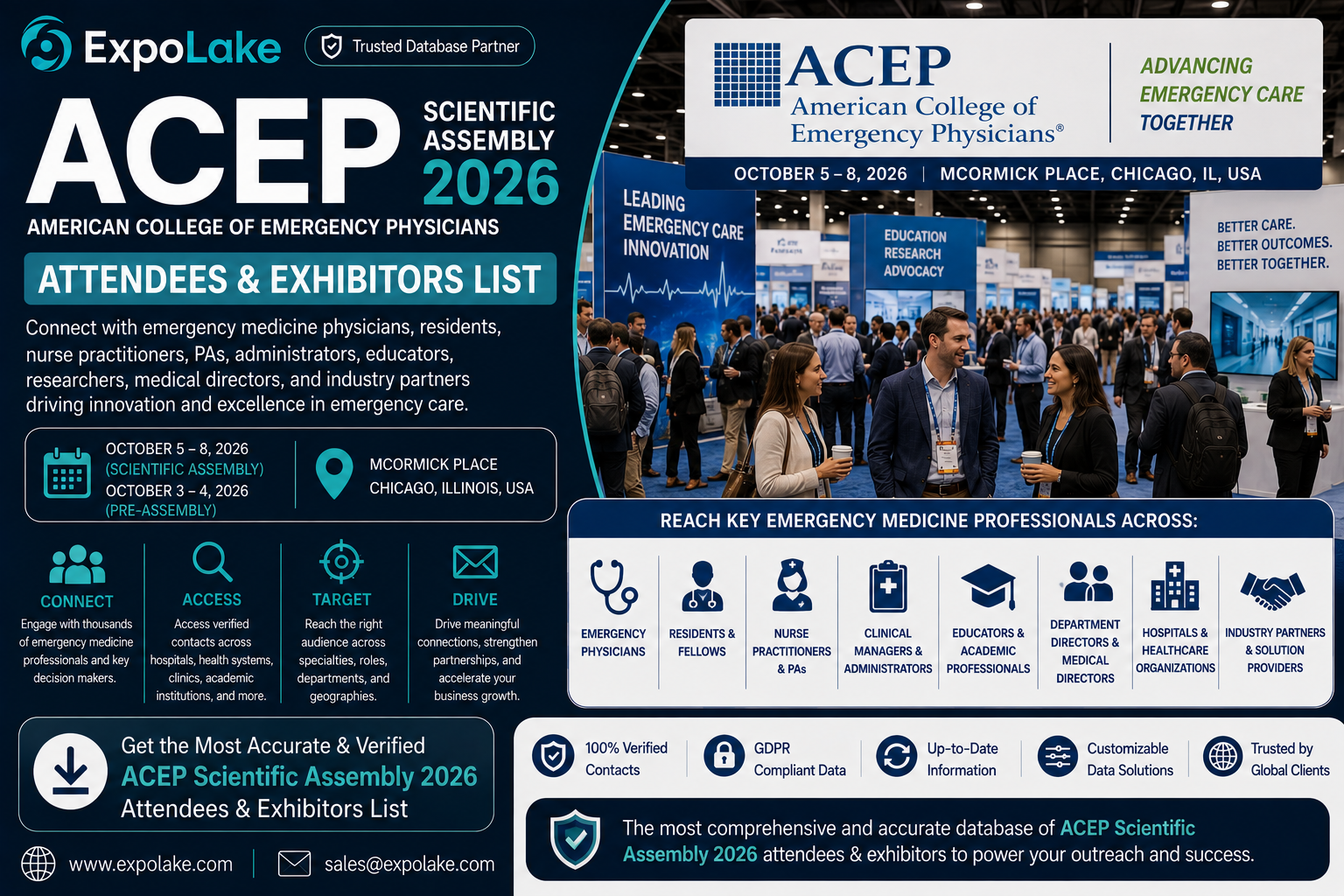 ACEP Scientific Assembly 2026 Attendees & Exhibitors List