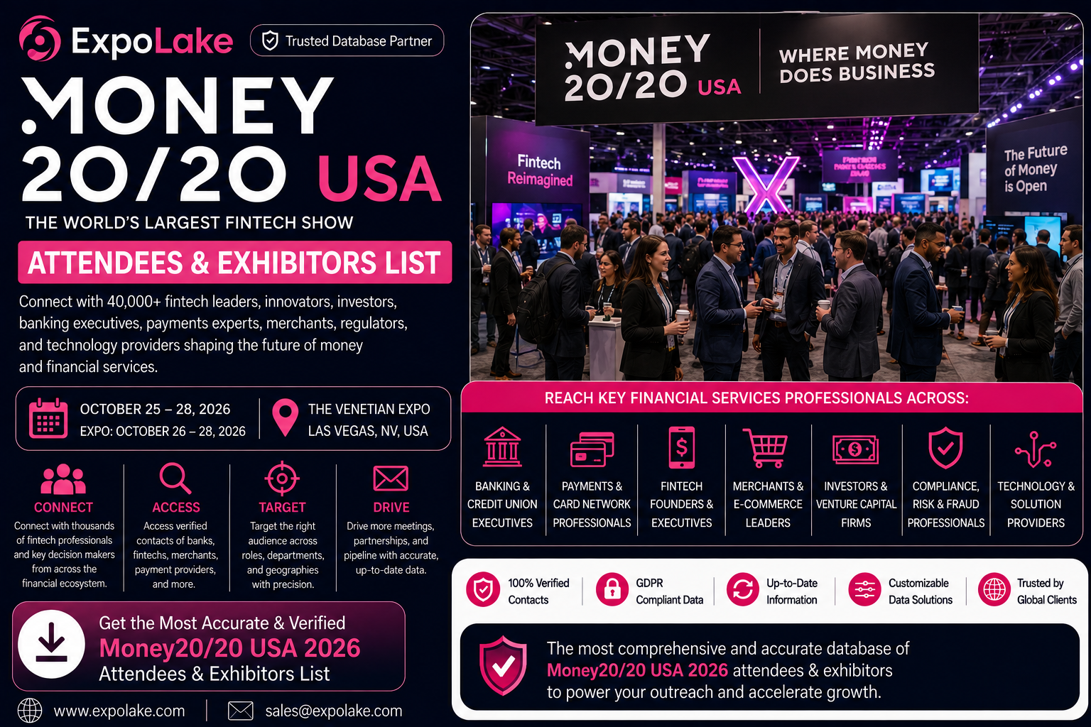 Money20/20 USA 2026 Attendees & Exhibitors List