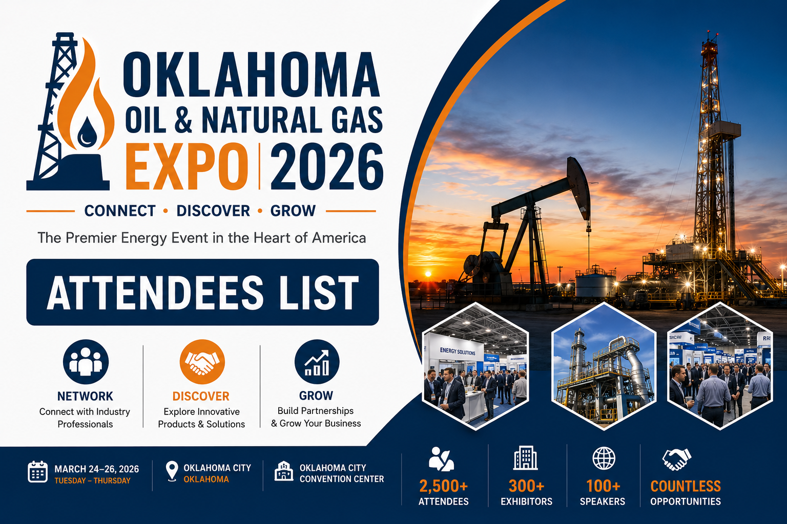 Oklahoma Oil & Natural Gas Expo 2026 Attendees List