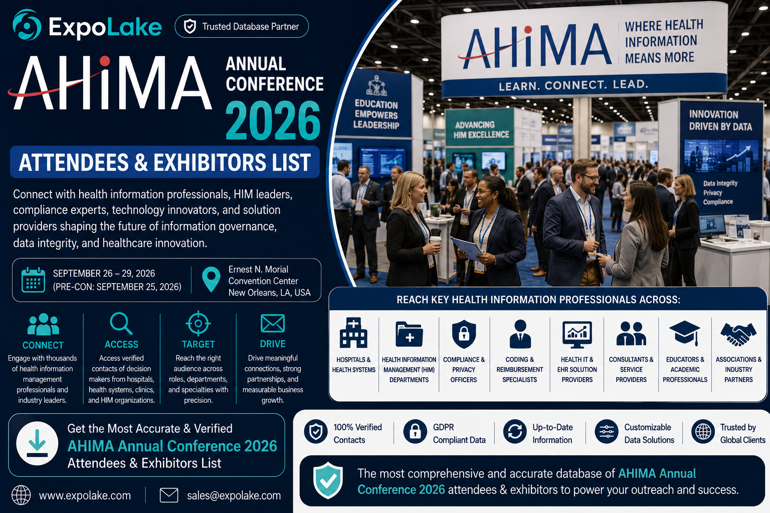 AHIMA Annual Conference 2026 Attendees & Exhibitors List