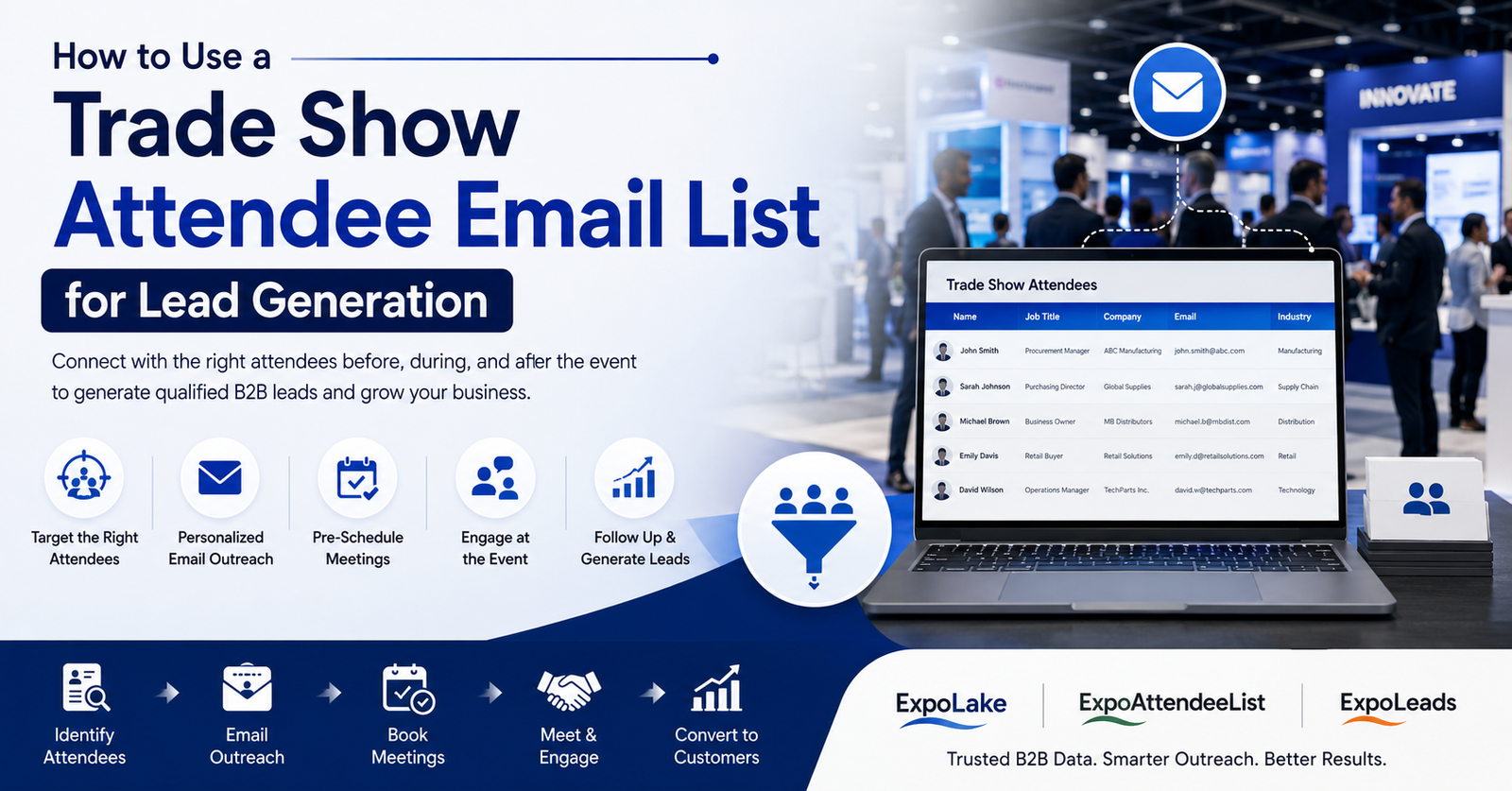 How to Use a Trade Show Attendee Email List for Lead Generation