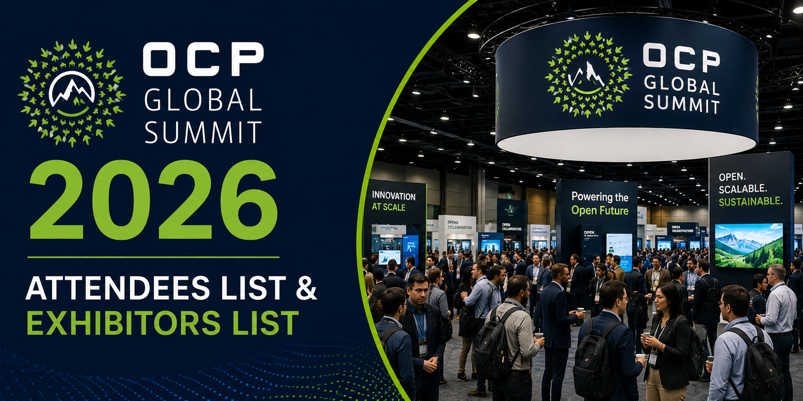 OCP Global Summit 2026 Attendees List & Exhibitors List