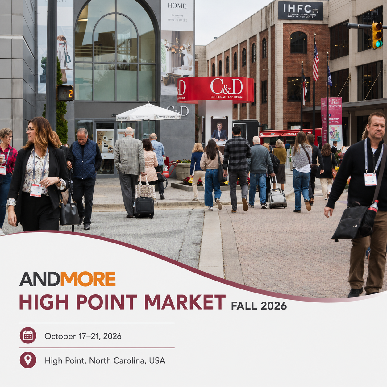 ANDMORE High Point Market Fall 2026 Attendees List & Exhibitors List​