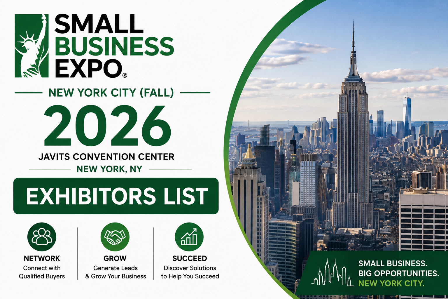 Small Business Expo New York City (Fall) 2026 Attendees List