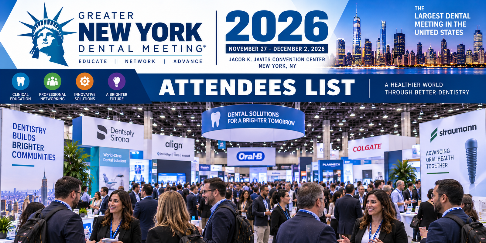Greater New York Dental Meeting 2026 Attendees List