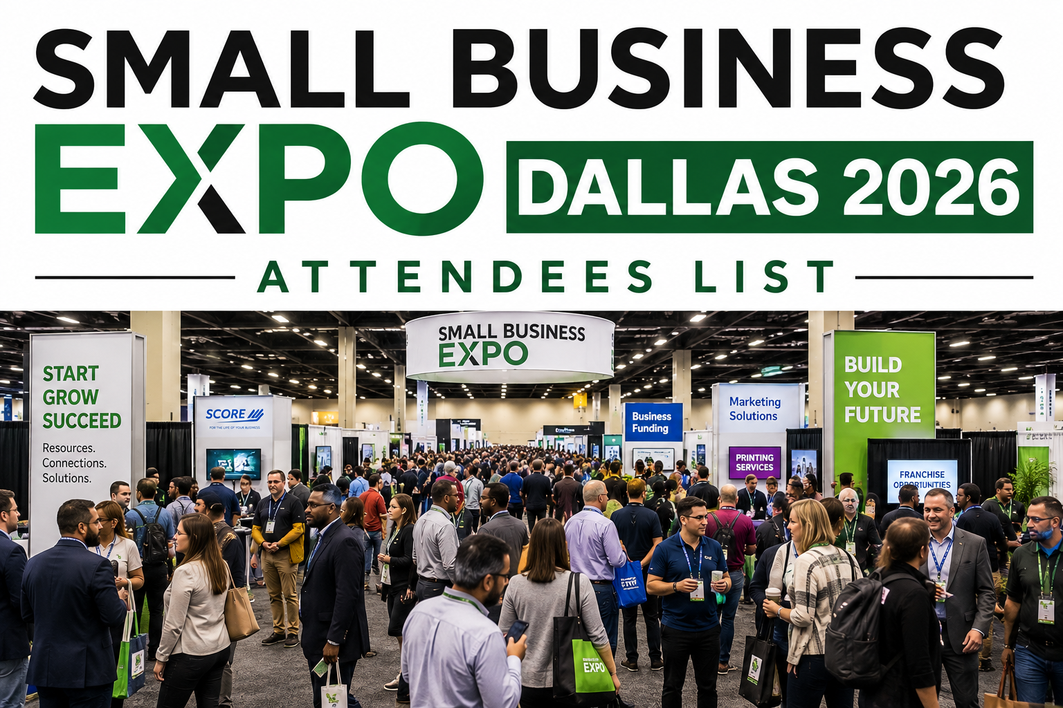 Small Business Expo Dallas 2026 Attendees List
