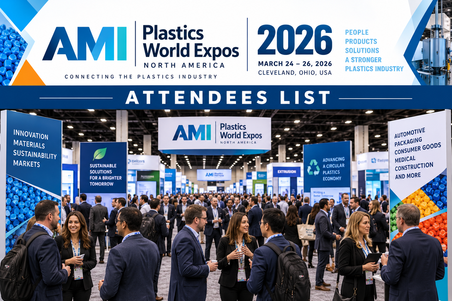 AMI Plastics World Expos North America 2026 Attendees List