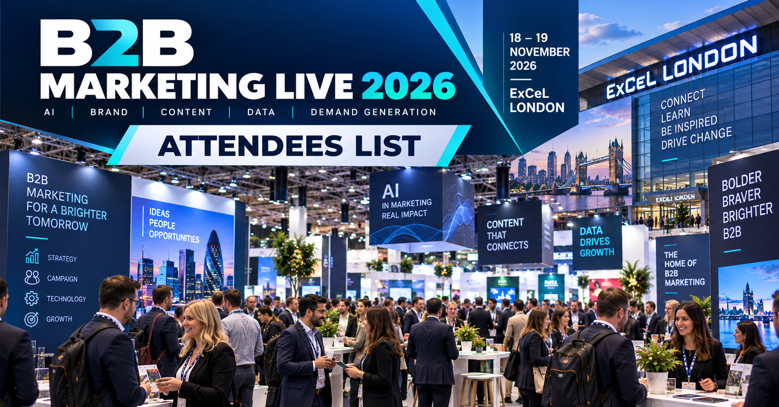 B2B Marketing LIVE 2026 Attendees List