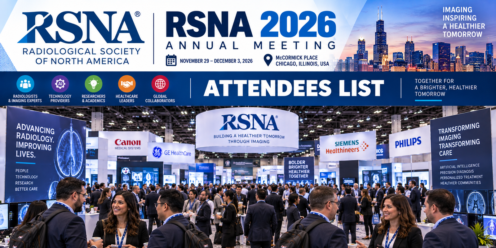 RSNA 2026 Attendees List