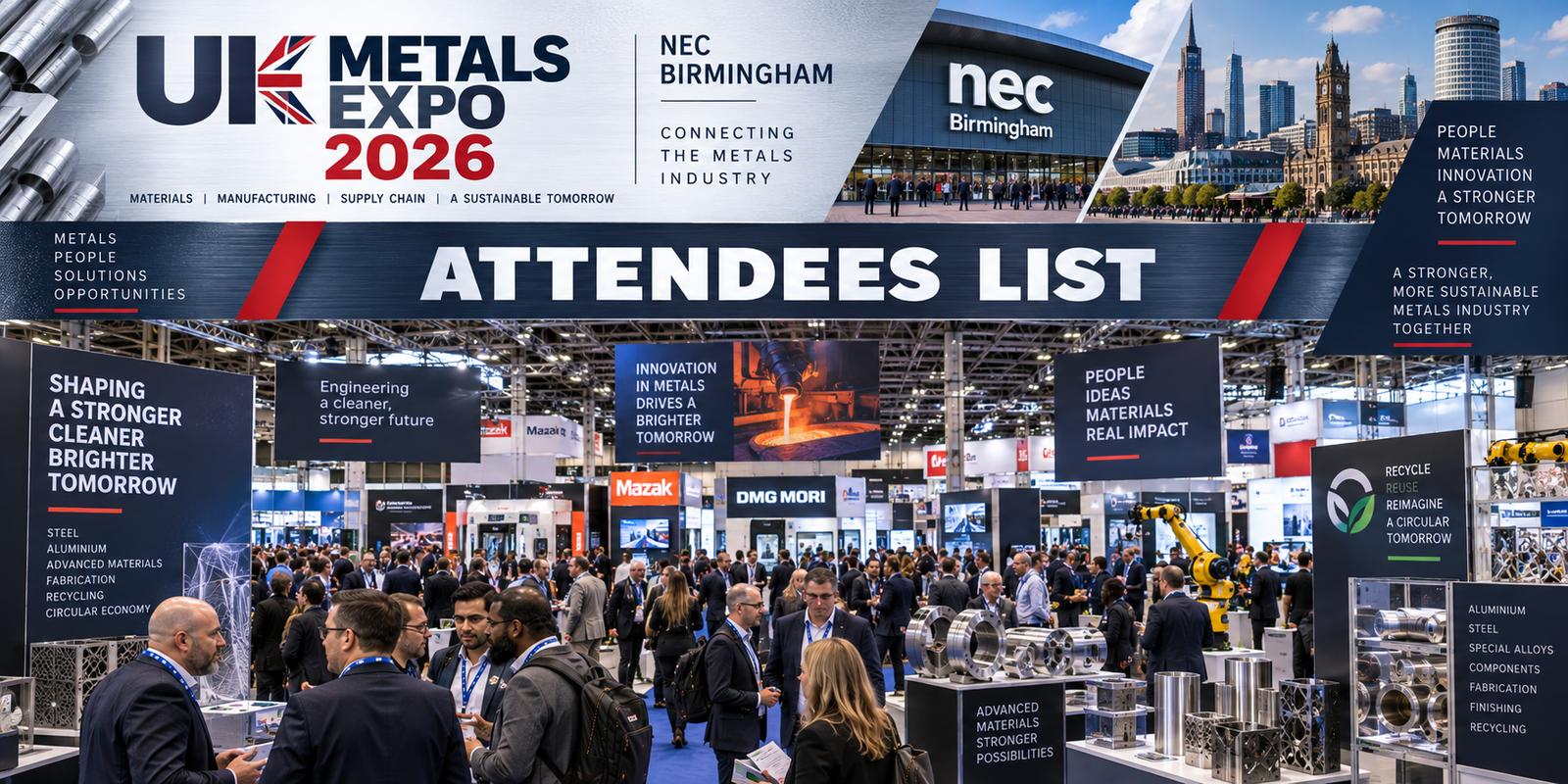 UK Metals Expo 2026 Attendees List