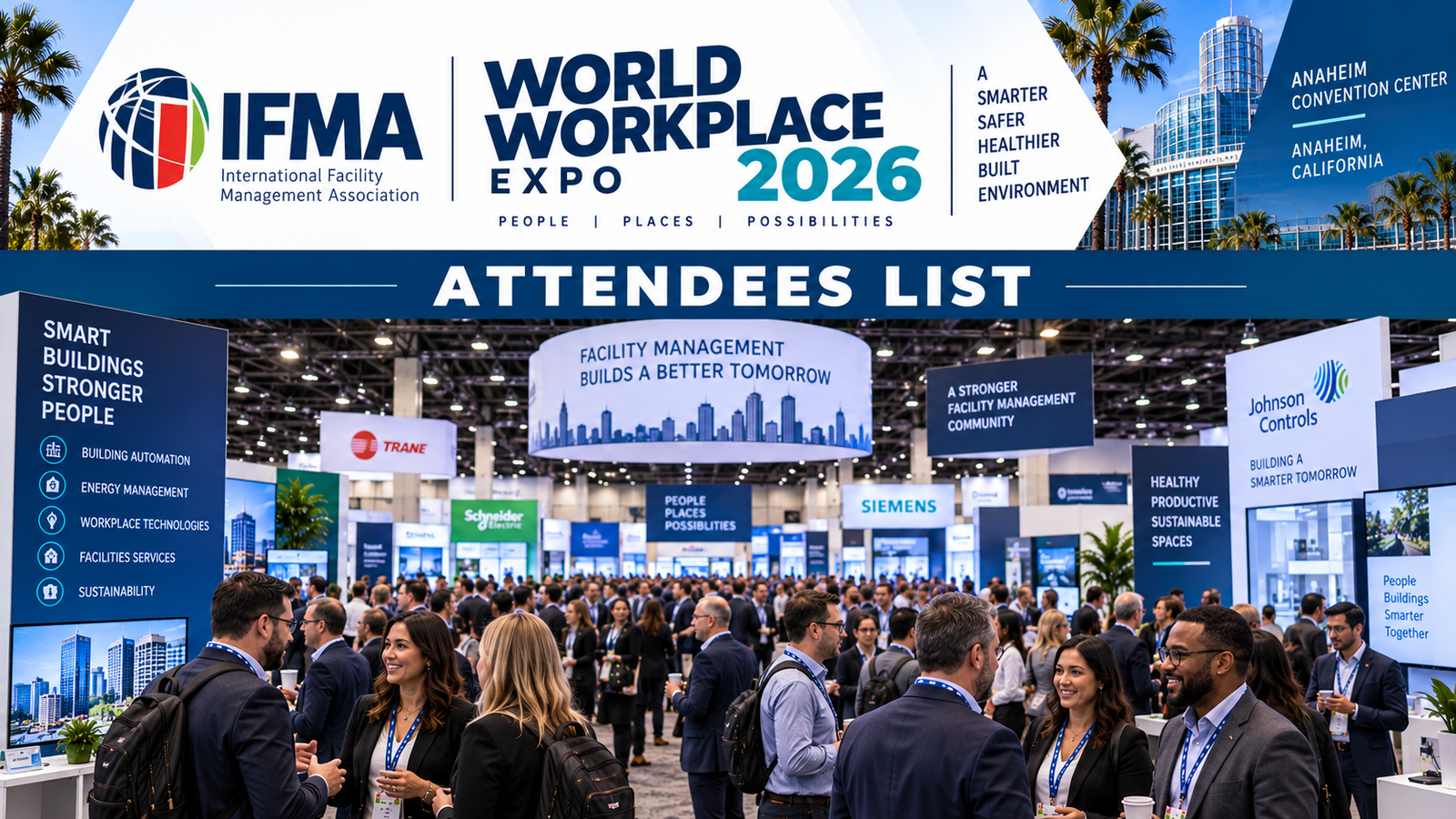 IFMA World Workplace Expo 2026 Attendees List