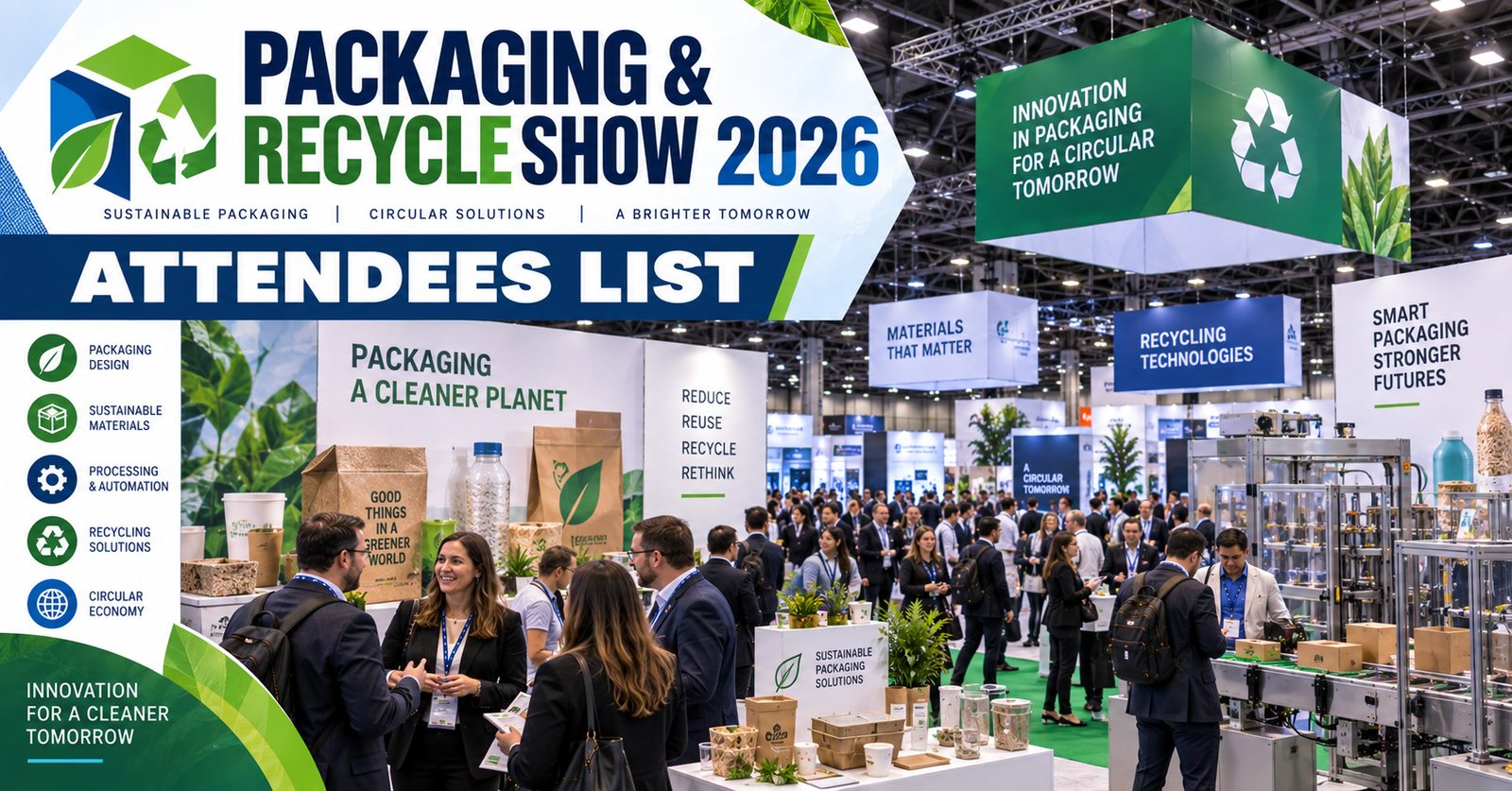 Packaging & Recycle Show 2026 Attendees List