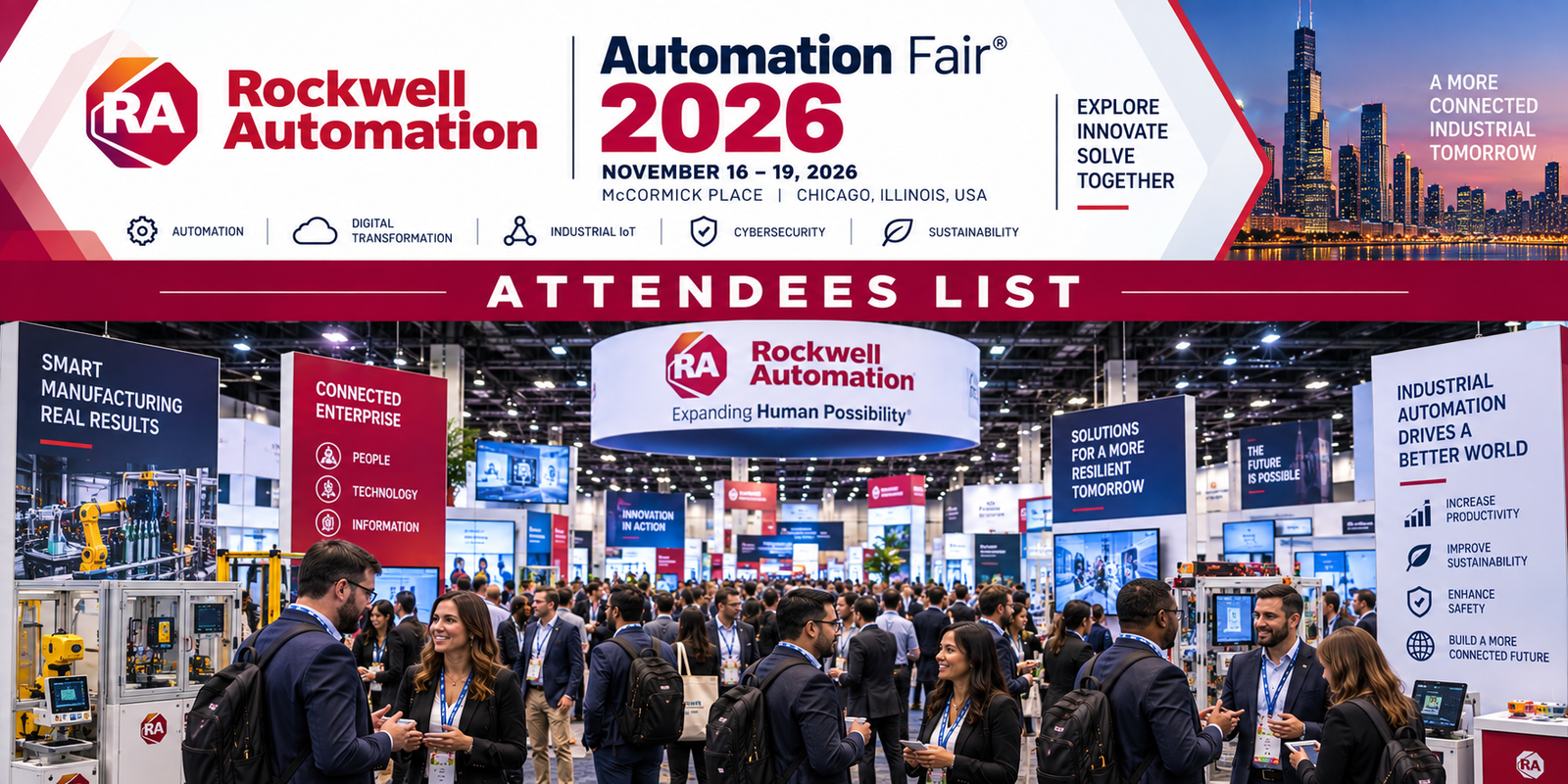 Automation Fair 2026 Attendees List