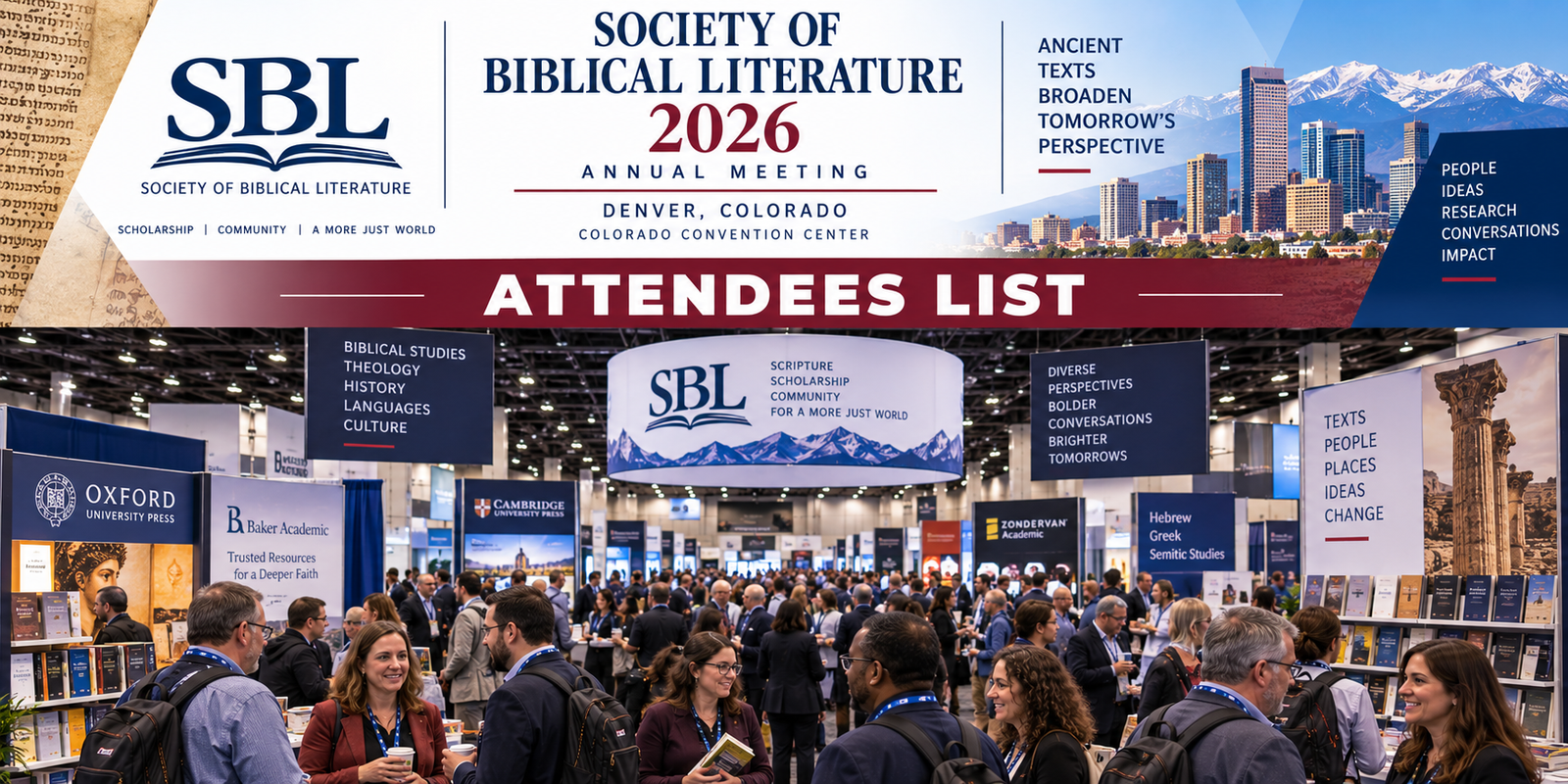 Society of Biblical Literature 2026 Attendees List