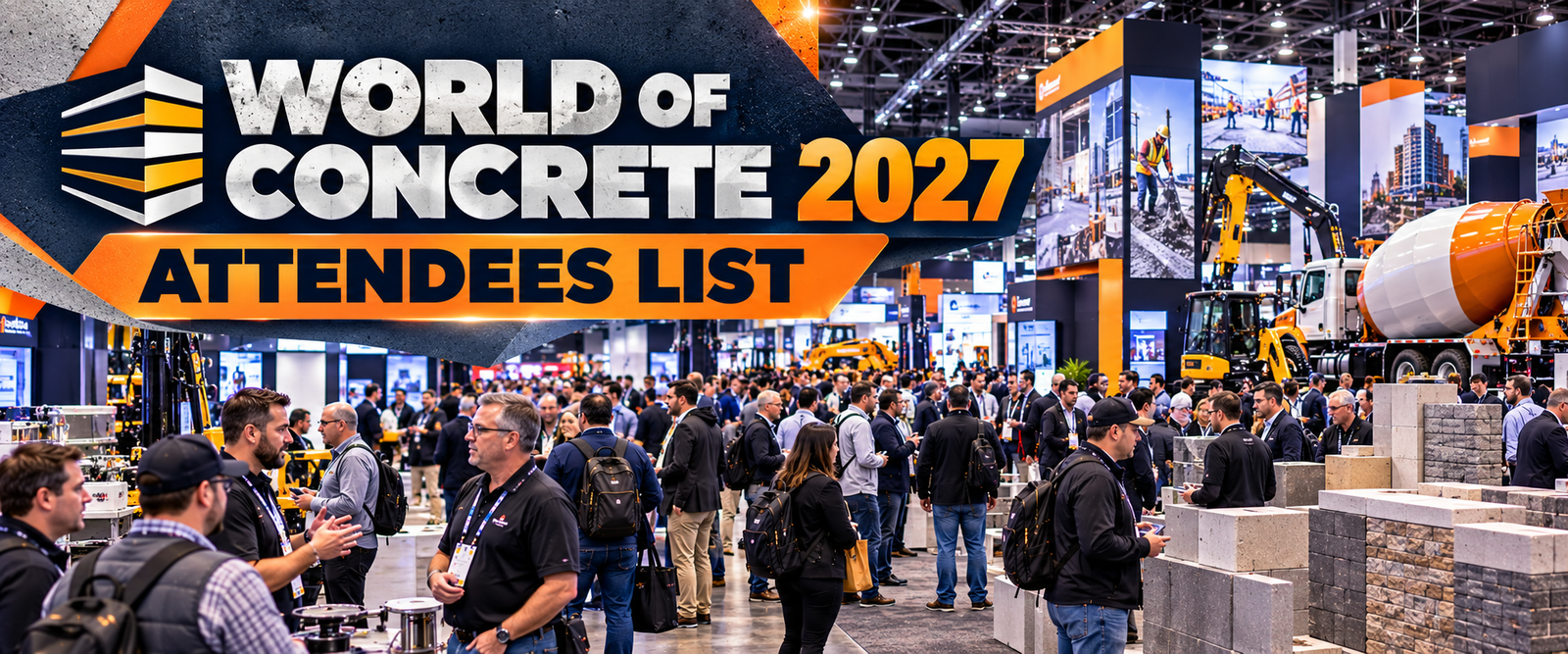 World of Concrete 2027 Attendees List ​