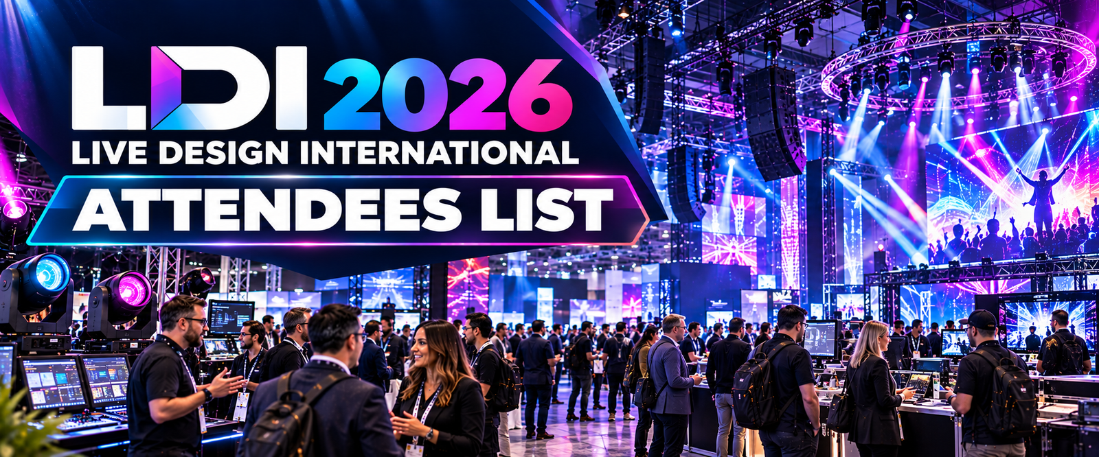 Live Design International (LDI) 2026 Attendees List