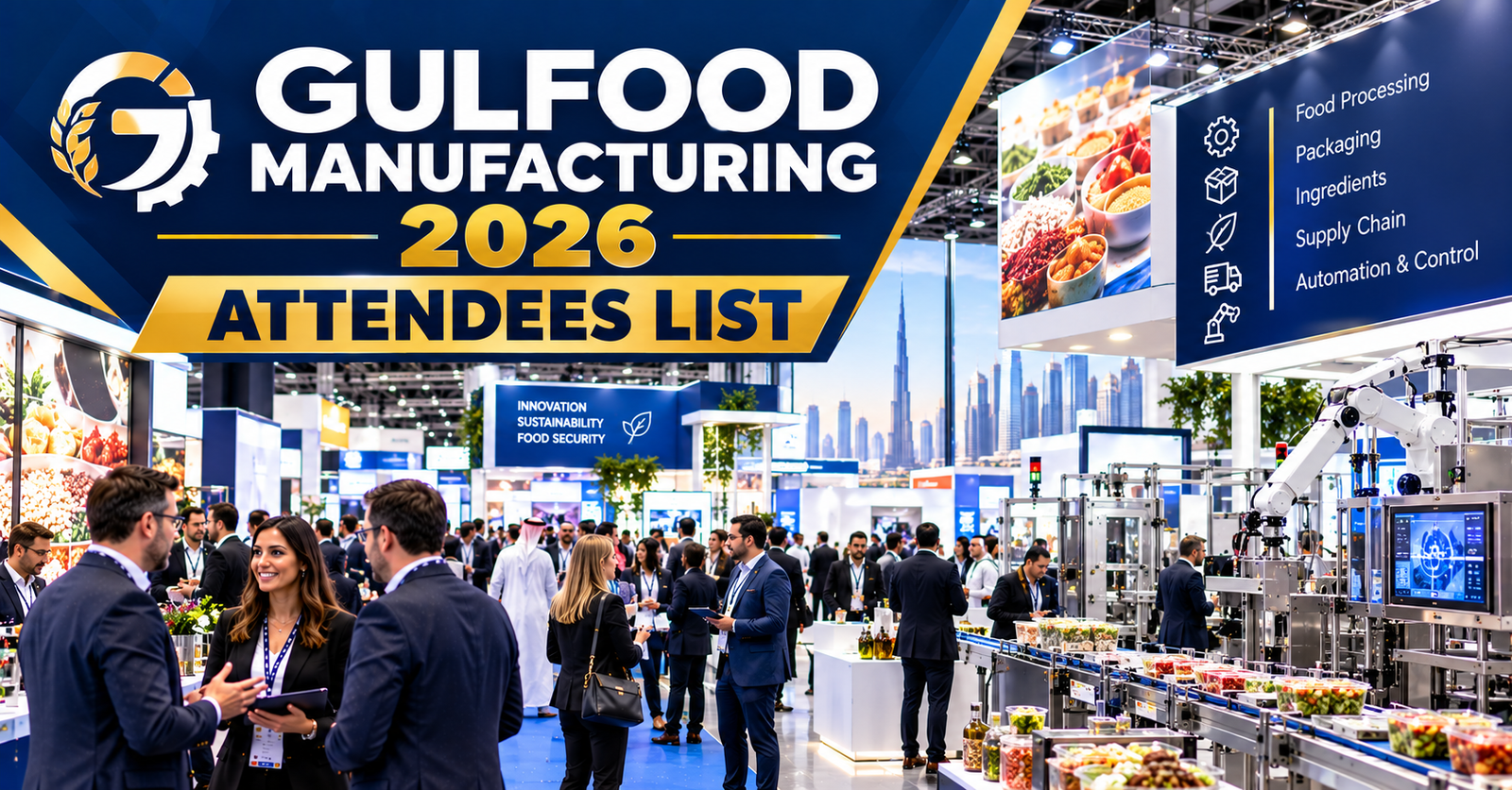 Gulfood Manufacturing 2026 Attendees List