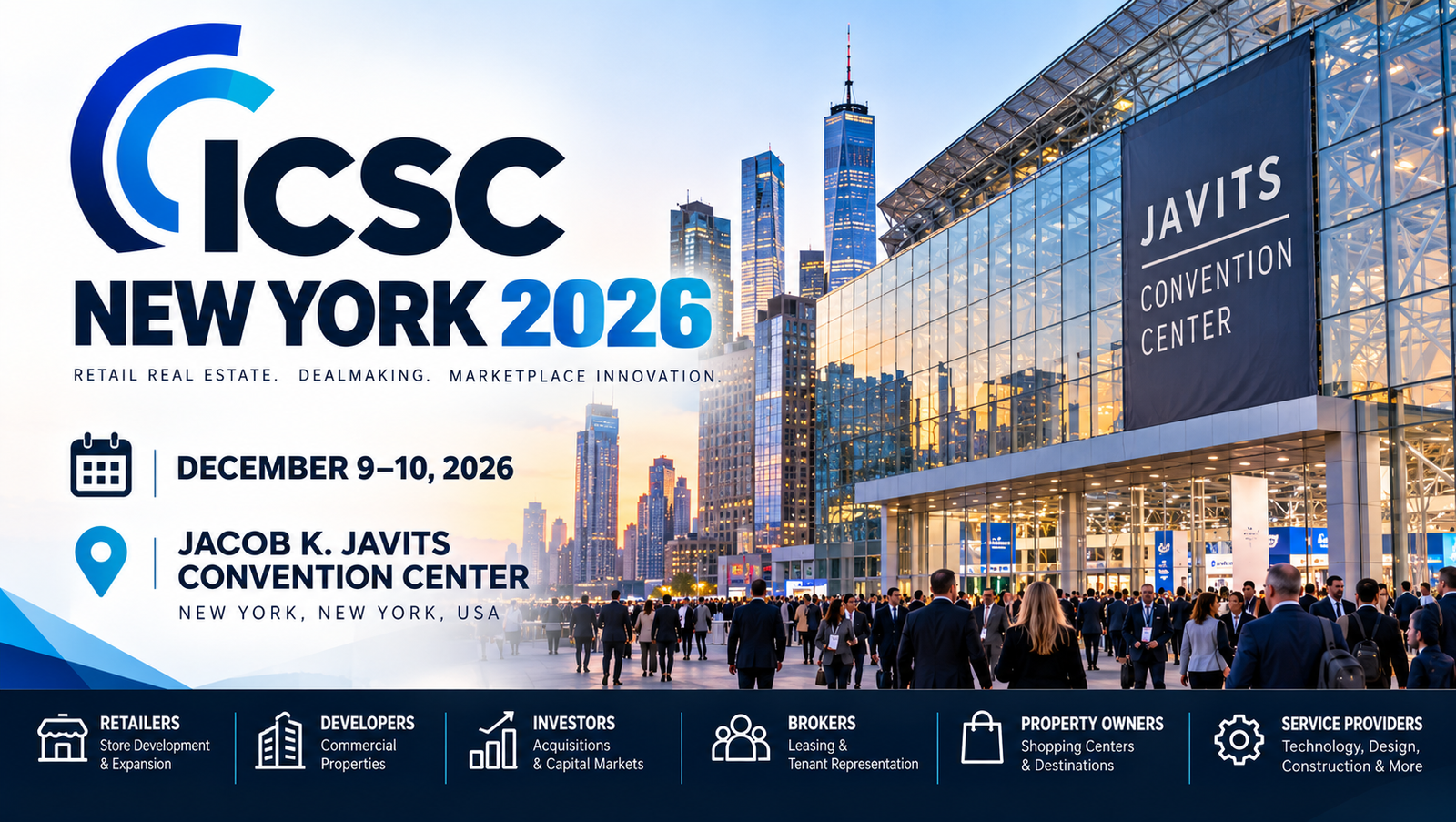 ICSC NEW YORK 2026 Attendees List & Exhibitors List